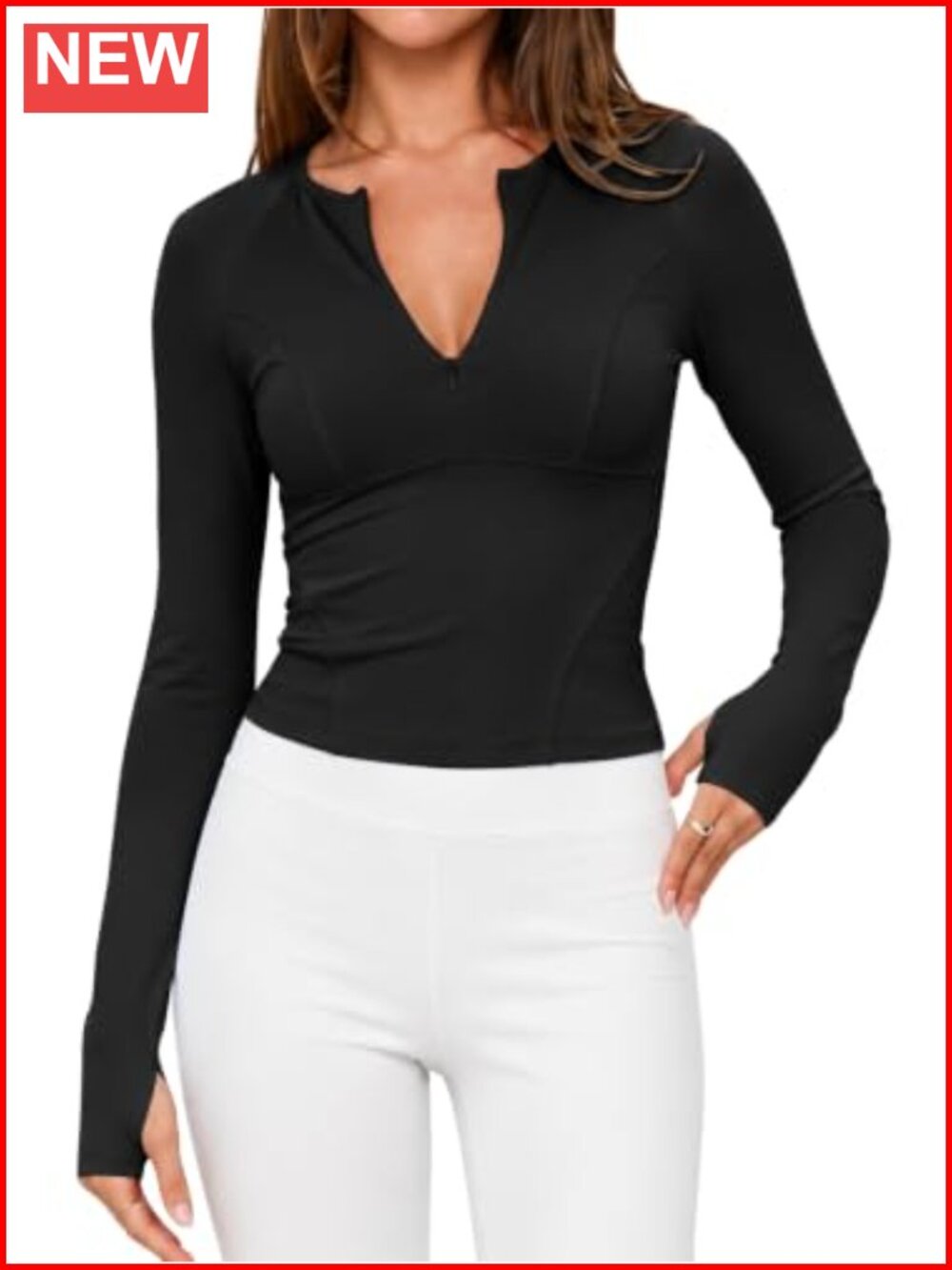 Womens Compression Shirt Long Sleeve Quarter Zip Workout Top Athletic